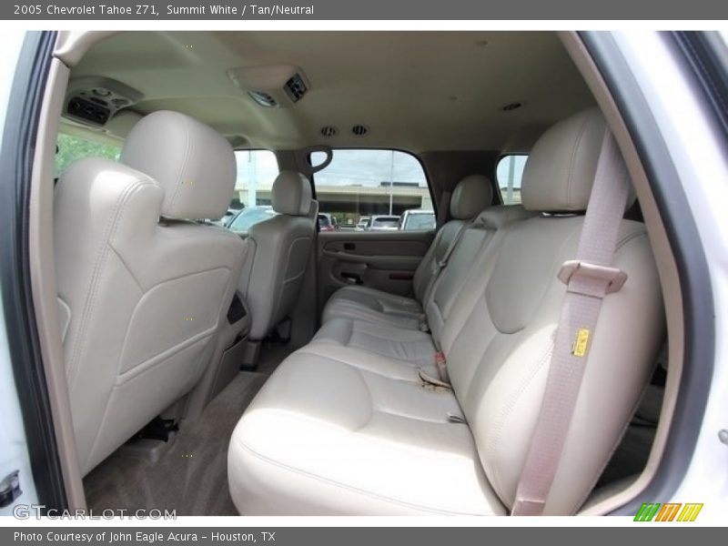 Summit White / Tan/Neutral 2005 Chevrolet Tahoe Z71