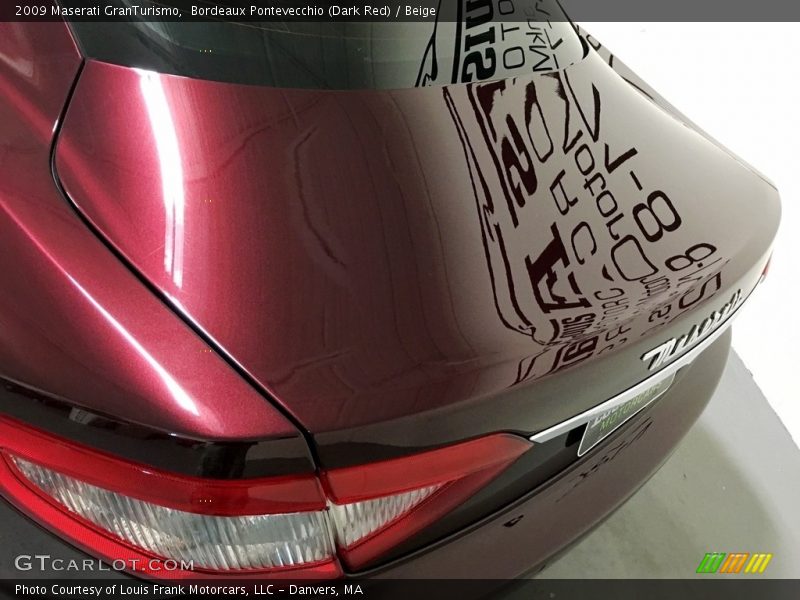 Bordeaux Pontevecchio (Dark Red) / Beige 2009 Maserati GranTurismo