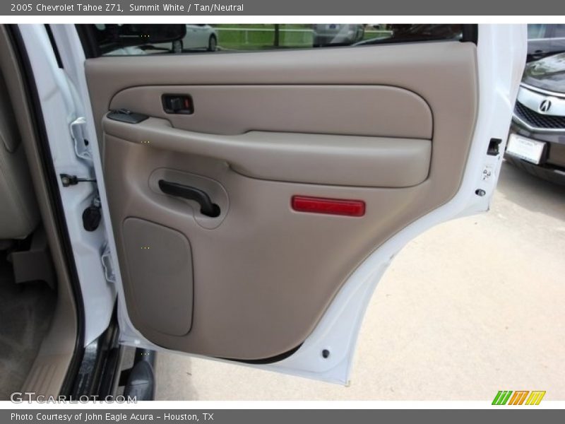Summit White / Tan/Neutral 2005 Chevrolet Tahoe Z71