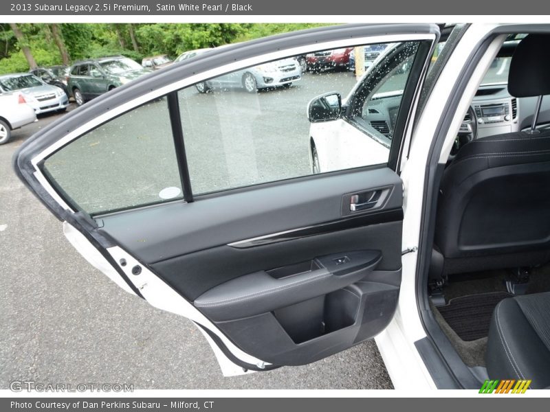 Satin White Pearl / Black 2013 Subaru Legacy 2.5i Premium