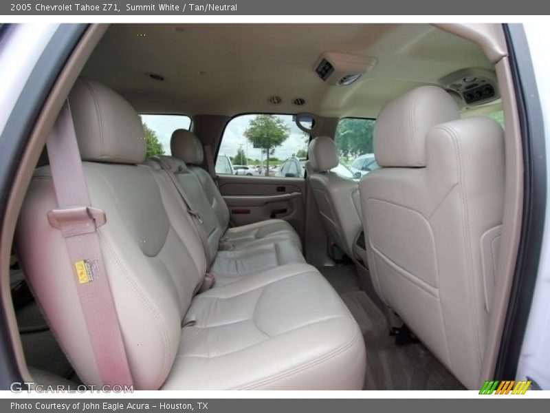 Summit White / Tan/Neutral 2005 Chevrolet Tahoe Z71