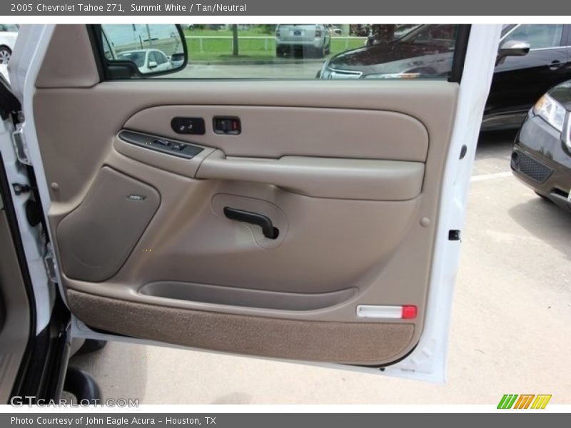 Summit White / Tan/Neutral 2005 Chevrolet Tahoe Z71