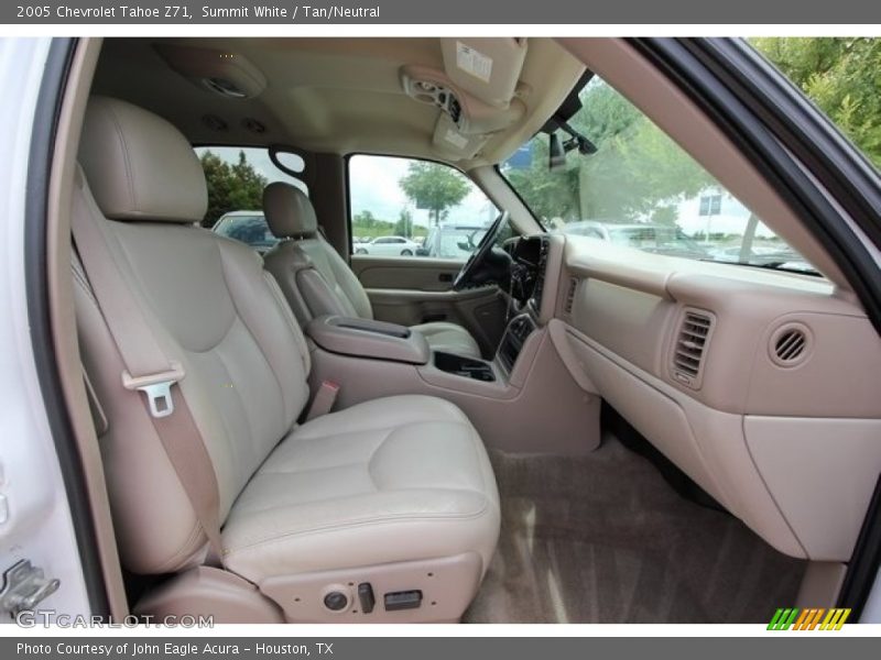 Summit White / Tan/Neutral 2005 Chevrolet Tahoe Z71