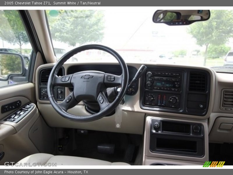 Summit White / Tan/Neutral 2005 Chevrolet Tahoe Z71