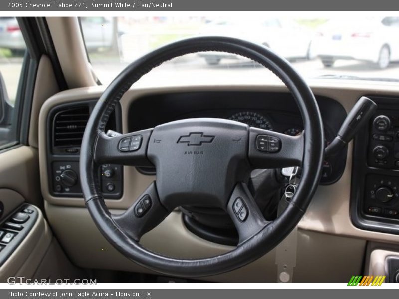 Summit White / Tan/Neutral 2005 Chevrolet Tahoe Z71