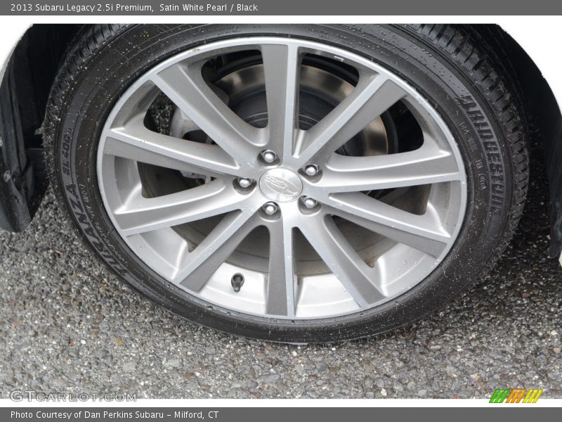 Satin White Pearl / Black 2013 Subaru Legacy 2.5i Premium