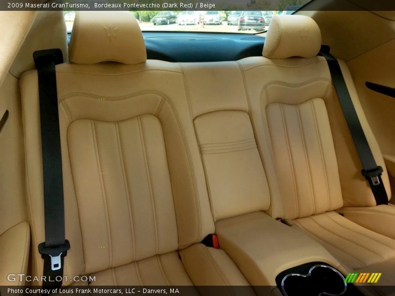 Bordeaux Pontevecchio (Dark Red) / Beige 2009 Maserati GranTurismo