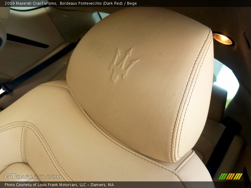 Bordeaux Pontevecchio (Dark Red) / Beige 2009 Maserati GranTurismo
