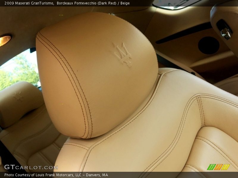 Bordeaux Pontevecchio (Dark Red) / Beige 2009 Maserati GranTurismo