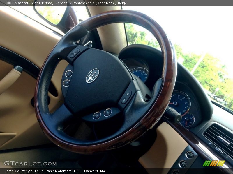Bordeaux Pontevecchio (Dark Red) / Beige 2009 Maserati GranTurismo