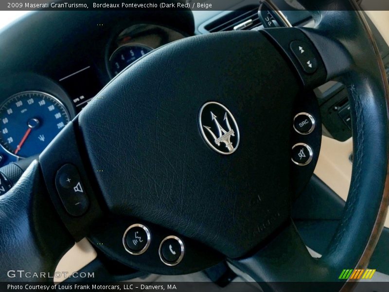 Bordeaux Pontevecchio (Dark Red) / Beige 2009 Maserati GranTurismo