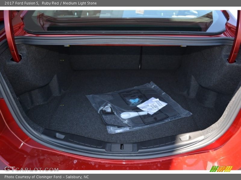 Ruby Red / Medium Light Stone 2017 Ford Fusion S