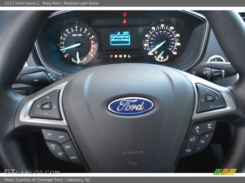 Ruby Red / Medium Light Stone 2017 Ford Fusion S