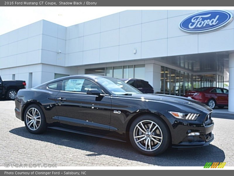 Shadow Black / Ebony 2016 Ford Mustang GT Coupe