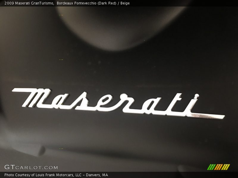 Bordeaux Pontevecchio (Dark Red) / Beige 2009 Maserati GranTurismo