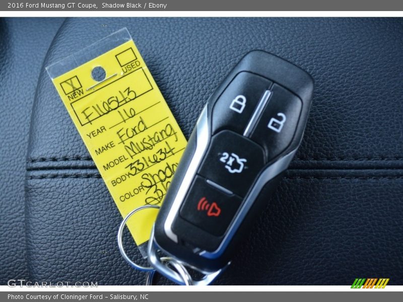 Shadow Black / Ebony 2016 Ford Mustang GT Coupe