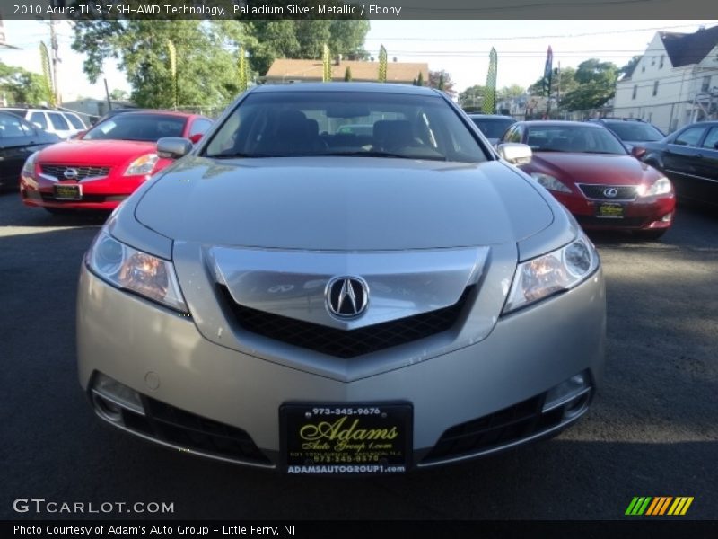 Palladium Silver Metallic / Ebony 2010 Acura TL 3.7 SH-AWD Technology