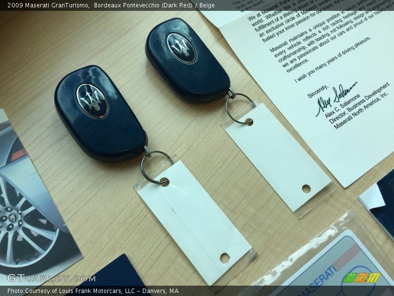 Keys of 2009 GranTurismo 