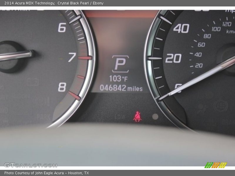 Crystal Black Pearl / Ebony 2014 Acura MDX Technology