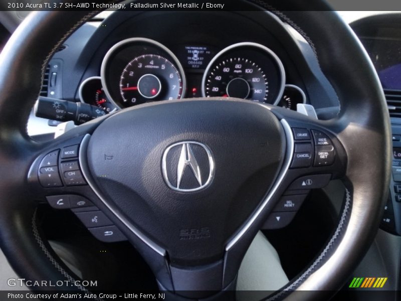 Palladium Silver Metallic / Ebony 2010 Acura TL 3.7 SH-AWD Technology