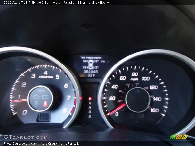 Palladium Silver Metallic / Ebony 2010 Acura TL 3.7 SH-AWD Technology