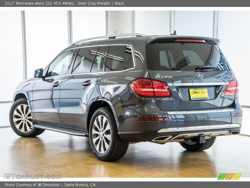 Steel Gray Metallic / Black 2017 Mercedes-Benz GLS 450 4Matic