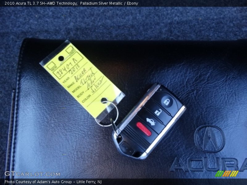 Palladium Silver Metallic / Ebony 2010 Acura TL 3.7 SH-AWD Technology