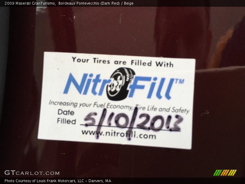Bordeaux Pontevecchio (Dark Red) / Beige 2009 Maserati GranTurismo
