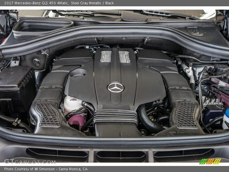 Steel Gray Metallic / Black 2017 Mercedes-Benz GLS 450 4Matic