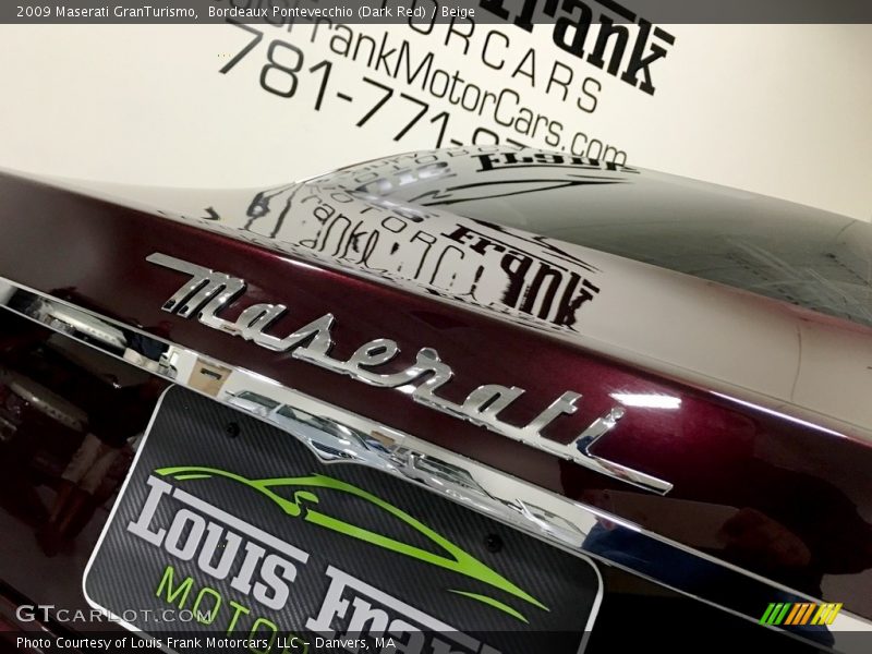 Bordeaux Pontevecchio (Dark Red) / Beige 2009 Maserati GranTurismo