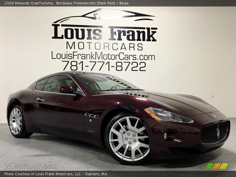 Bordeaux Pontevecchio (Dark Red) / Beige 2009 Maserati GranTurismo