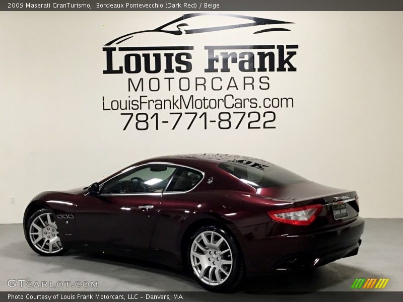 Bordeaux Pontevecchio (Dark Red) / Beige 2009 Maserati GranTurismo