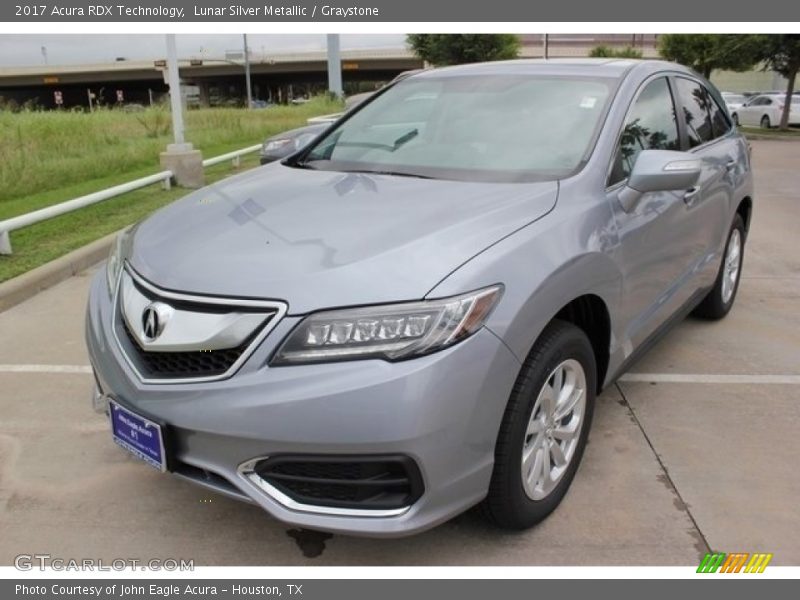 Lunar Silver Metallic / Graystone 2017 Acura RDX Technology