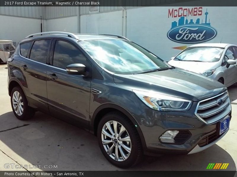 Magnetic / Charcoal Black 2017 Ford Escape Titanium