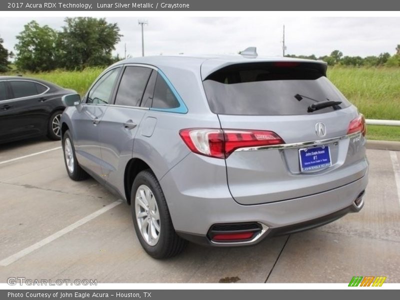 Lunar Silver Metallic / Graystone 2017 Acura RDX Technology