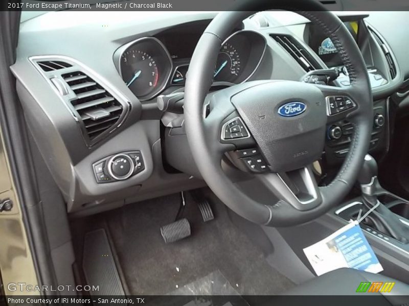 Magnetic / Charcoal Black 2017 Ford Escape Titanium