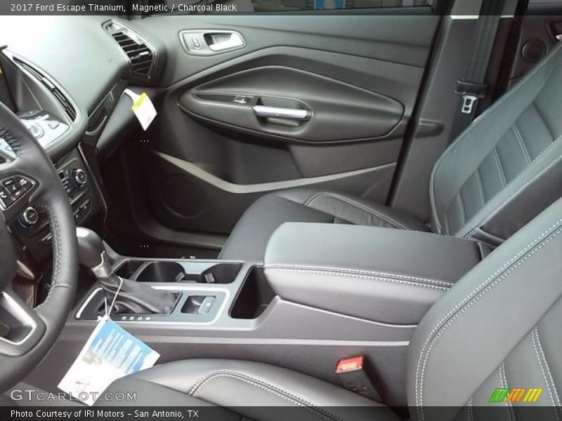 Magnetic / Charcoal Black 2017 Ford Escape Titanium