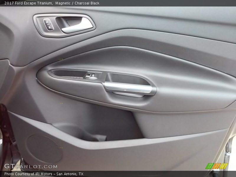 Magnetic / Charcoal Black 2017 Ford Escape Titanium