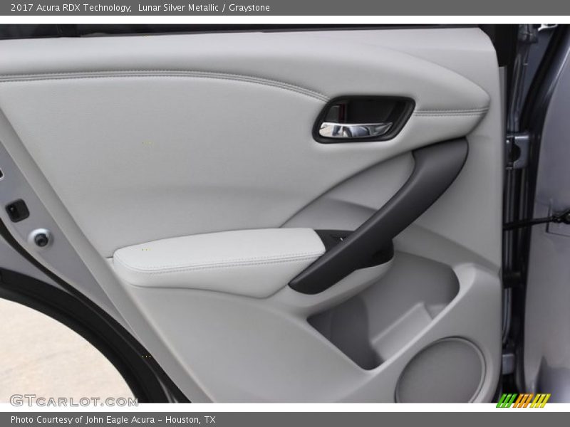 Lunar Silver Metallic / Graystone 2017 Acura RDX Technology
