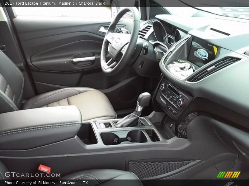 Magnetic / Charcoal Black 2017 Ford Escape Titanium