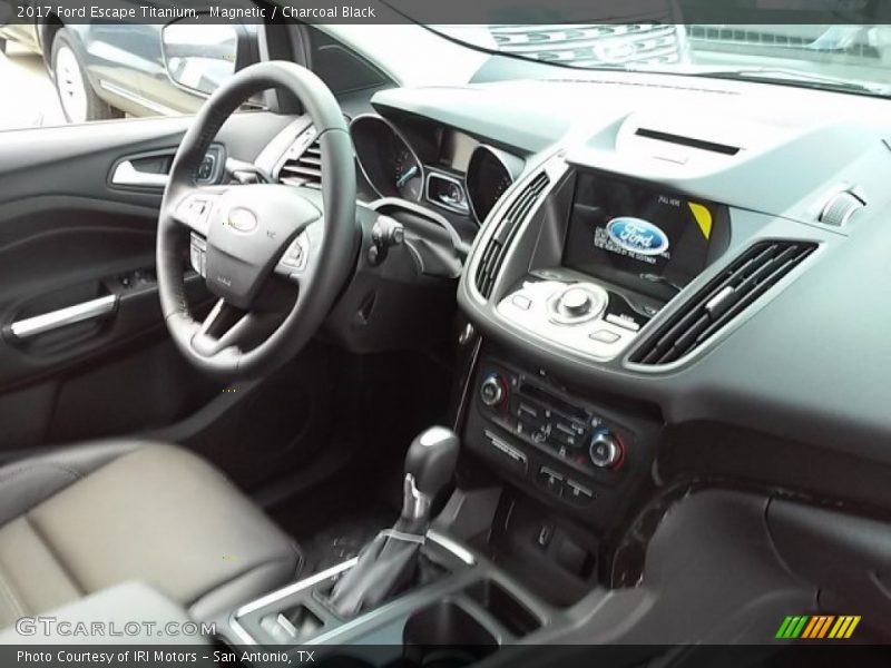 Magnetic / Charcoal Black 2017 Ford Escape Titanium