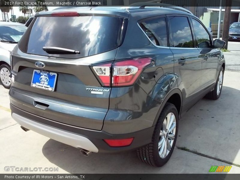 Magnetic / Charcoal Black 2017 Ford Escape Titanium