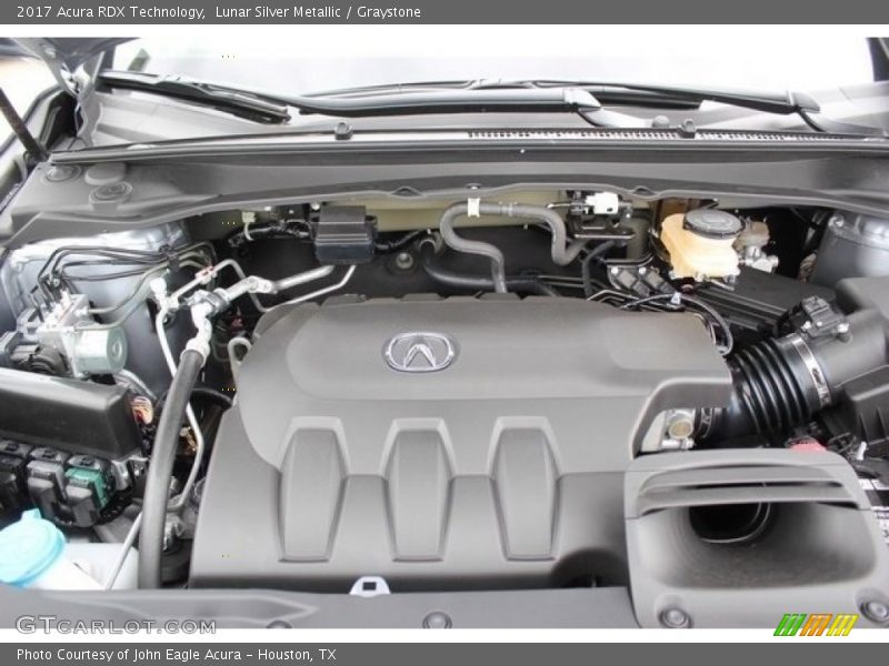 Lunar Silver Metallic / Graystone 2017 Acura RDX Technology