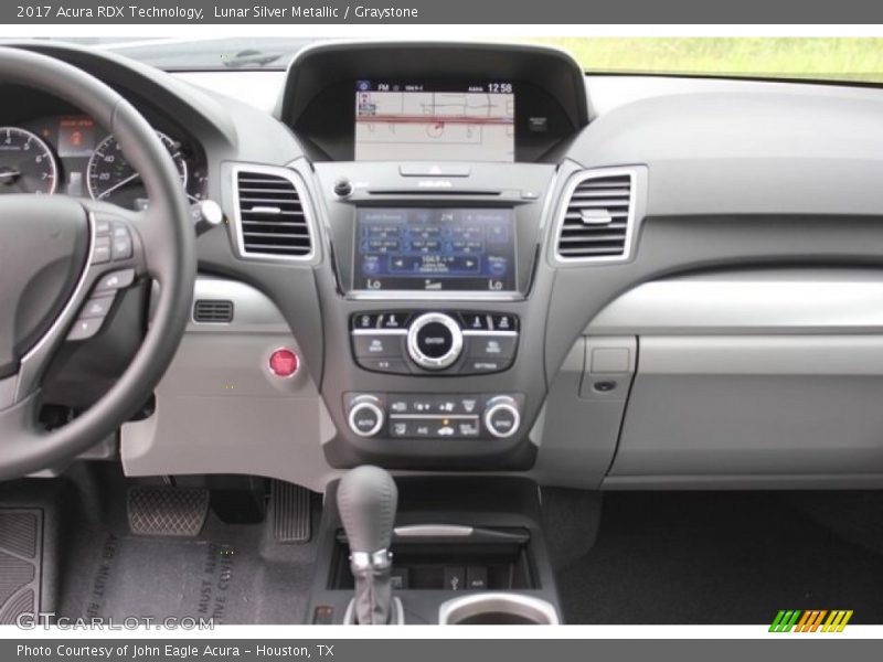 Lunar Silver Metallic / Graystone 2017 Acura RDX Technology