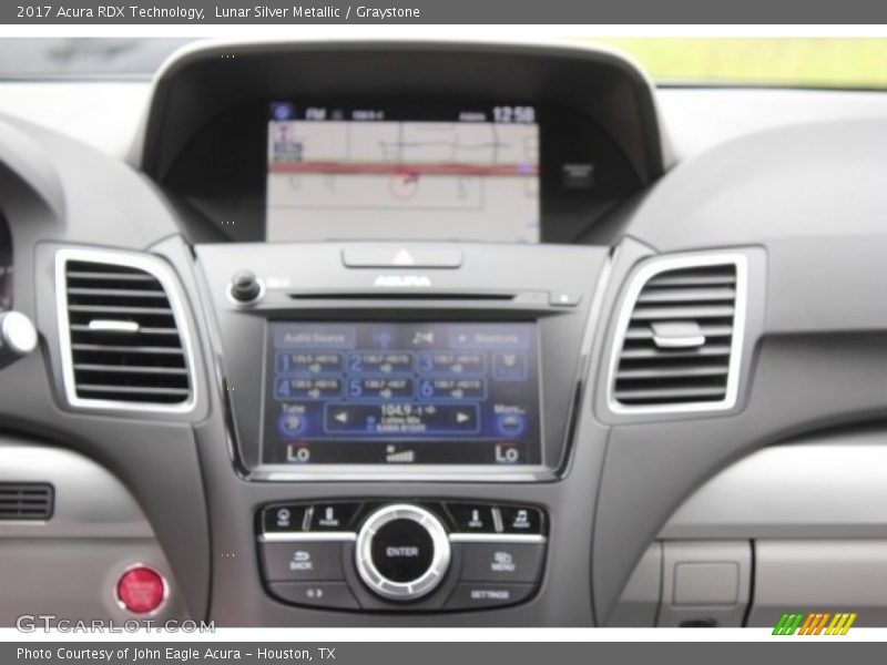 Lunar Silver Metallic / Graystone 2017 Acura RDX Technology