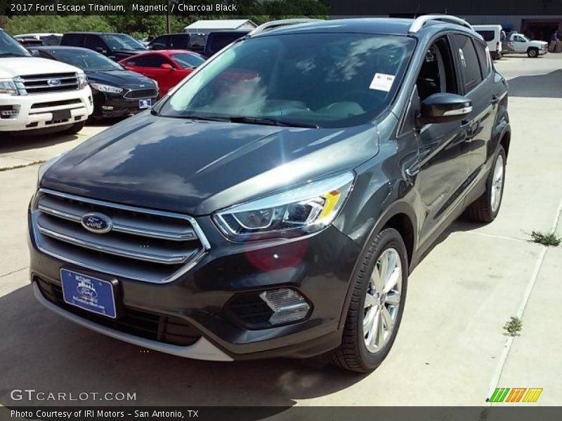 Magnetic / Charcoal Black 2017 Ford Escape Titanium