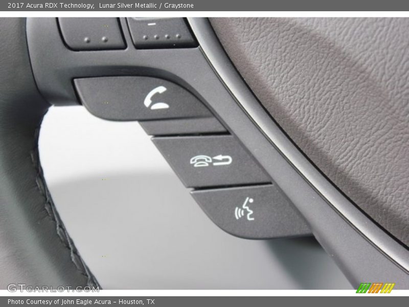 Lunar Silver Metallic / Graystone 2017 Acura RDX Technology