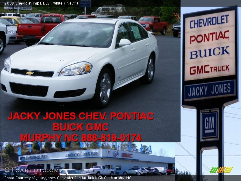 White / Neutral 2009 Chevrolet Impala SS