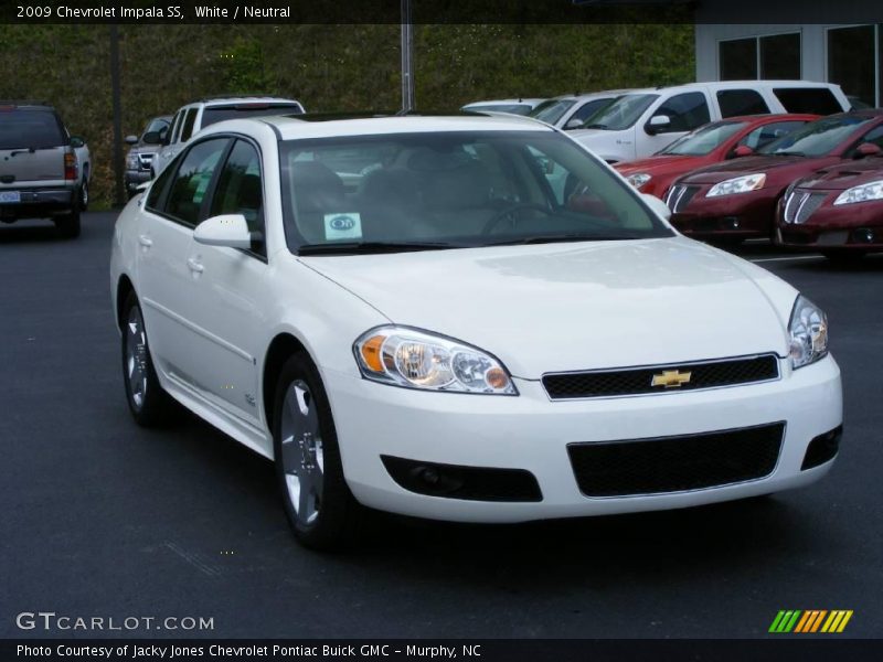 White / Neutral 2009 Chevrolet Impala SS