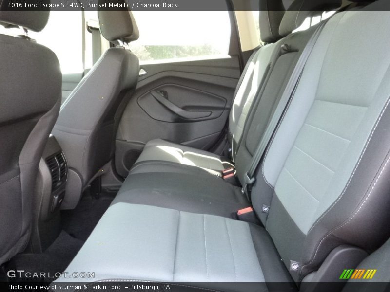 Sunset Metallic / Charcoal Black 2016 Ford Escape SE 4WD